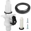 Ophjerg 13168 Kit valvola dell'acqua per WC RV aggiornato compatibile con servizi igienici Thetford Aqua Magic IV, valvola per WC sostituire Magic IV RV WC modelli alti e bassi, parti per WC per camper per