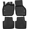 IMJ-Global Tappetini Auto Gomma ProLine 3D su Misura Compatibili con Skoda Superb IV dal 2023 in poi, Set Completo di Tappeti Auto TPE per Migliorare Look e Sportività