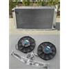 gpi raciing Per radiatore a 3 file in alluminio GQ Patrol Y60, 4,2 l, benzina TB42S TB42E + ventole