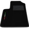 Somer Car Tappetino Auto SOLO LATO GUIDA 1pz compatibile con Fiat panda 169 2003-2012 | 1 tappeto su misura in moquette, bandiera Italia