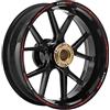 IRIDEA DESIGN adesivi cerchi moto thunder rosso opaco compatibile con BMW S XR 1000 2014-2022