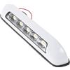 CLISPEED Luce LED per Esterni Camper RV Bianco Regolatore di Tensione per Tenda da Sole, Lampada Portatile in Pp per Uso Outdoor e Modifiche RV
