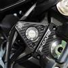labelbike - Adesivo 3D Moto Zona Chiave Accensione Protezione e Decorazione in Resina con Licenza Ufficiale Moto Morini X-Cape 700 2025 - Colore Carbonio