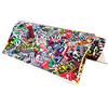 BKstuff BORNSK® Pellicola lucida Sticker bomb TERMOFORMABILE car wrapping (50cm x 150cm)