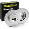 RIDEX PLUS 82B0120P 2x Disco freno Anteriore senza mozzo portaruota senza bullone fissaggio ruota Compatibilità con PEUGEOT BOXER Furgonato