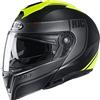 HJC Casco moto HJC i90 DAVAN MC4HSF, Nero/Giallo, XS