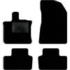 QUEMAR Tappetini Auto compatibili con Renault Captur II dal 2020 anche E-Tech Plug-in Hybrid/Kit Tappeti Moquette e Gomma su Misura (Set 4pz)/ Ricami e Colori Personalizz. (Bordo Nero, 0 Ricami)