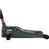 GrecoShop Cric Crick Sollevatore Martinetto Idraulico Professionale 4 Tonnellate TON / 4000 Kg con Doppio Pistone e Ruote Bidirezionali per Auto Veicoli Assetto Basso Ribassato