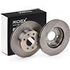 RIDEX 82B0389 2x Disco freno Anteriore senza viti/bulloni Compatibilità con VW Polo Hatchback 6R1, 6C1