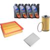 AOQ ORIGINAL QUALITY AOQ KIT TAGLIAND 3 FILTRI + 4 LITRI OLIO 5 W30 COMPATIBILE CON OPEL CORSA D 1.0,1.2, 1.4 dal 2006 e dal 2011>>