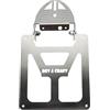 Generico Portatarga Supporto Staffa Pieghevole per KTM TM Husqvarna 125 300 450 Adattabile Universale - TARGA TEDESCA