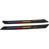 Amosfun Protezione Bordi Portiere Auto 2 Pezzi in PVC Autoadesivo Resistente Alte Temperature Finitura Sportiva per Proteggi Porta Auto AntiGraffio
