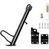 Meiliyizu Cavalletto laterale di ricambio per moto, 14-24 cm, per la maggior parte degli scooter e moto, cavalletto laterale