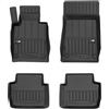 MOTOS Tappetini in gomma per auto adatto per BMW Serie 3 E46 1998-2005 Migliorate il vostro comfort di viaggio con il tappetino antiscivolo per auto 3D.