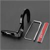 xiaobin Estensione clacson per moto Per Africa Twin CRF1000 CRF1000L CRF1100 XRV750 Estensione Pulsante Interruttore Clacson Staffa Guscio(Black-AFRICA TWIN)