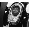 HAILWH Accessori per interni Bling Bling adatti per Mercedes Benz 2019-2024 Classe A Modifica CLA accessori con strass di cristallo accessori applique cover (adesivo pulsante di accensione, 2 pezzi)