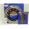 AER MOTO SPARE PARTS KIT DISCO E PASTIGLIE FRENI ANTERIORI SH 125 150 2009 2010 2011 MODELLO DOPPIO FRENO A DISCO