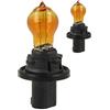 CARALL 2 Pezzi di Lampade Alogena 12V Per Auto (HPC24WY 12V 24W Amber)