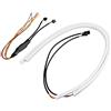 VIGORFLYRUN PARTS LTD 2PCS 45 cm flessibile morbido tubo striscia luminosa a LED auto DRL fendinebbia fari Angel Eyes indicatore di direzione 5 W