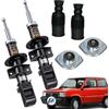 Palmaspareparts KIT 2 AMMORTIZZATORI + TAMPONI ANT + SUPPORTI ANT PER PANDA (141)