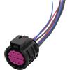 Siuku presa cablaggio auto Per Fiat Per 500X | Spina Fari Auto 8 Pin Connettore Automobilistico 13606031(Female With line 15cm)