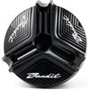 DALIDAK Adatto for SUZUKI Bandit 400 600 650 1050XT 1200 1250 1250S Bandit650 Accessori for moto Tappo olio motore Bullone Tappo di rifornimento carburante(Bandit-Black)