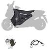 farbrothersonline COMPATIBILE CON JOYMAX 300 2018 COPRIGAMBE R163 TERMOSCUDO TUCANO URBANO COPERTA PARAGAMBE TERMICA SPECIFICA PER SCOOTER IMPERMEABILE