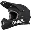 O'NEAL | Casco Motocross | Bambini | MX Enduro | Standard di sicurezza ECE 22.05, prese d'aria per un'ottima ventilazione e raffreddamento | 1SRS Youth Helmet SOLID | Nero | Taglia M (49/50 cm)