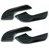 Aokvoh Car Interni Per Alfa Per Romeo Per Giulietta Interni Modanatura Maniglia Interna Porta Decorazione Guscio Copertura Protettiva Adesivi Auto interni Cover Trim(Black-4Piece)