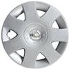 Rixto Kit di 4 copricerchi adattabili - per NISSAN QASHQAI (LOGO CROMATO) - diametro 16