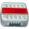 Ama Fanale Posteriore a LED per Mezzi Agricoli e Veicoli di Trasporto - Tensione 13,5 V, Dimensioni 105,6x97,9x36,4 mm, Certificato CE e ECE, Montaggio Viti
