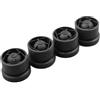 NEGRO 4 pezzi di copertura in gomma for motore auto, adatta for Nissan, Qashqai J11, adatta for VW, adatta for Skoda, Superb Yeti 2010 2011, passacavo in gomma for copertura motore, paraurti, montaggi
