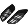 DLUMFPF Auto Griglia Anteriore Per BMW E90 E91 E92 E93 M3 Copertura Della Presa D'aria Nero Lucido/Fibra Carbonio Cofano Motore Prese D'aria Scoop Dell'aria Copertura Sfiato Cofano Anteriore Griglia(Glossy Bl
