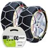 kW&HP Catene da Neve per Auto OMOLOGATE E CERTIFICATE TÜV - ÖNORM GR.100 per Pneumatici Misura 215/55 R17