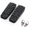 Barhbt Pedaline Motocicletta Per DUKE 250/390 Per RC390 2019-2024 Per DUKE 390 Moto Poggiapiedi Anteriore Posteriore Poggiapiedi Piastra Copertura Gomma Motocicletta Pedane(Two Rubber Cover)