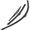 Generic For Dacia Duster MK2 2017-2020 Kit spazzole tergicristallo anteriori posteriori, set tergicristalli 24+18+12