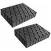 Drive Design Kit 2 pz TAMPONI H 30 mm. per Ponte Sollevatore. Dimensioni 160x120x30 mm. Tampone in Gomma Ponti corghi ravaglioli omcn