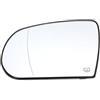Ropaix Specchio Retrovisore Per Jeep Per Compass MP 2017-2022 Sostituzione riscaldamento vetro specchietto retrovisore porta laterale Vetro Specchietto(1pc Left)