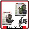 GSC RICAMBI SRL KIT PASTIGLIE PASTICCHE FRENO FRENI ANTERIORI E POSTERIORI FRENO FERODO COMPATIBILI PER PIAGGIO NRG 50 2T Power Purejet IE E2 DAL 2004 AL 2010 FDB313 - FDB2057
