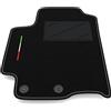 Somer Car Tappetino Auto SOLO LATO GUIDA 1pz compatibile con Kia Stonic 2017-2025 | 1 tappeto su misura in moquette, bandiera Italia