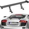 VEVOR GT Style Alette Spoiler, Spoiler Posteriori Universali da 1100 mm, con Ponte Singolo, Materiale in Alluminio Leggero Regolabile, Spoiler Posteriori per Auto, Ala da Deriva BGW/JDM Racing, Nero