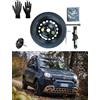 D'ANGELO 1988 Kit Ruotino di Scorta 15 compatibile con Fiat Panda/Panda Cross con Cric, Chiave, Vite, Guanti e Sacca
