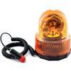 J/J Lampeggiante Trattore, Lampada di Emergenza Stroboscopica Luce Strobo Arancione per Trattore Muletto Auto 12V con Base Magnete Lampada Alogena
