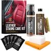 Leather Expert Kit cura forte - 200 ml + 250 ml - Kit per la pulizia della pelle dell'auto - Cura della pelle - Pulizia della pelle dell'auto - Kit per la cura dell'auto.