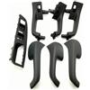 MKGKACVCPT Anteriore Posteriore Interno Interno Per VW Per Golf 5 Per GTi MK5 Per Jetta Set Di Maniglie Interne Per Portiere Colore Nero(7pcs)