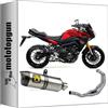 MOTOTOPGUN arrow 71812AK + 71620MI scarico completo omologato open thunder alluminio fondello carby compatibile con yamaha mt09 mt-09 tracer 2015 2016 2017 2018 2019 2020 mototopgun