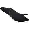 Moto Discovery Coprisella compatibile con Honda CB600F Hornet 2003-2006 nero con cuciture bianche (C)