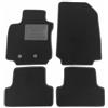 ASC Tappetini Auto Compatibili con Renault Clio III 2005-2012, Moquette, Bordo Antiscivolo, Battitacco in Gomma