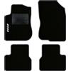 QUEMAR Tappetini Auto per Peugeot 2008 I, Bordo Antracite, 1 Ricamo | 2013-2019 / Kit Tappeti Moquette e Gomma su Misura / Set 2 Anteriori + 2 Posteriori / Ricami e Colori Personalizzati