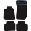 OFFICINE MILANO IL TUO STILE IN AUTO. Set 4 Tappetini Auto in Gomma Su Misura per Alfa Romeo Giulia OFFICINEMILANO. 2 Anteriori + 2 Posteriori. Sistema di Fissaggio Compatibile con l'Originale. Finiture e Bordature Applicate a Mano.